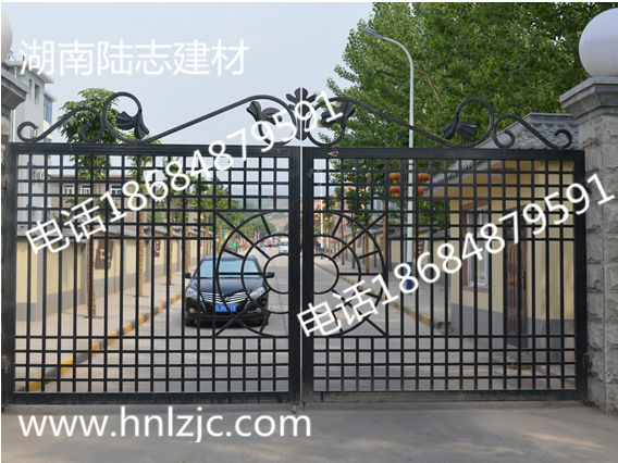 鋅鋼庭院大門(mén) 湖南鋅鋼大門(mén)  別墅小區(qū)院墻大門(mén)