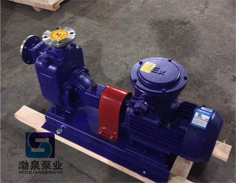 ZW80-40-25_隔爆無堵塞自吸式排污泵